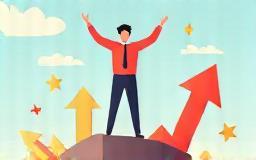 Person celebrating career achievement